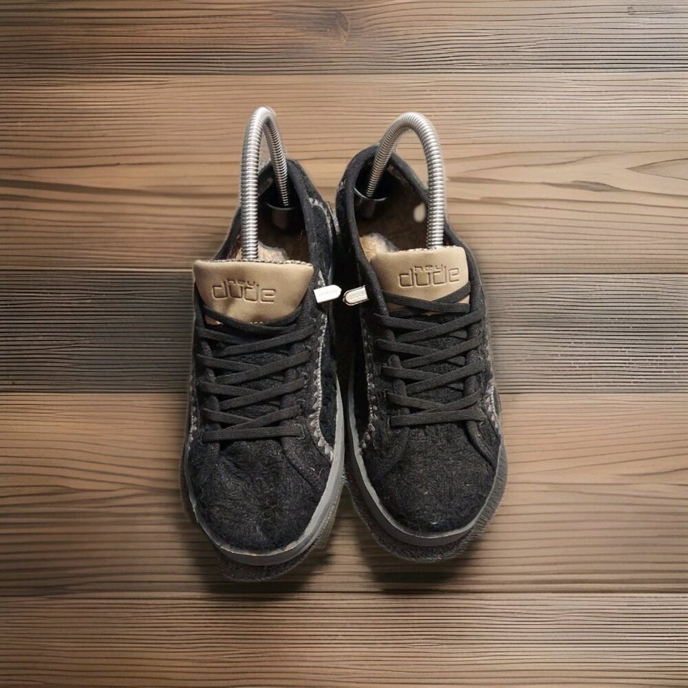 Hey Dude Womens Karina Black Size‎ 6 Sneakers Shoes